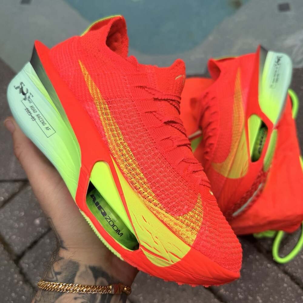 NIKE W AIR ZOOM ALPHAFLY NEXT% 3 BRIGHT CRIMSON (FD8315 600) WMS SZ 6.5